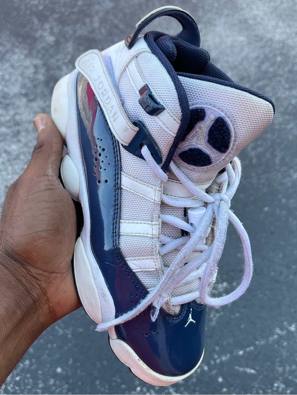 Jordan ‘6 Rings’ Kids High-Top Sneakers (5y)